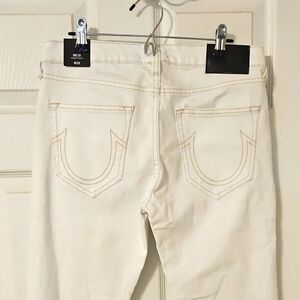 True Religion Women's White Jeans